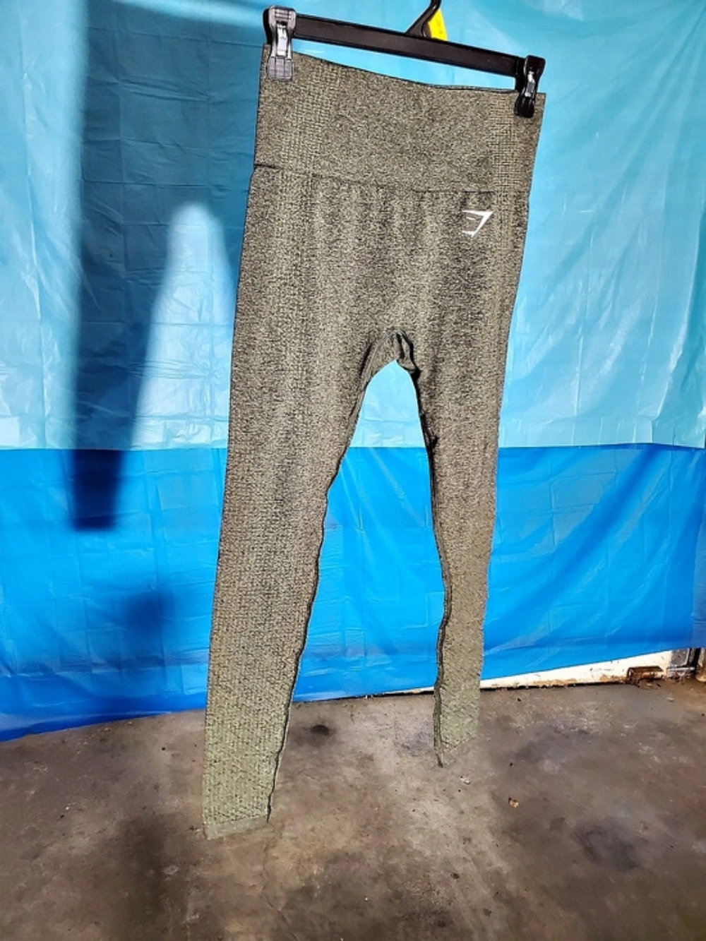 Gymshark Vital Seamless Leggings Women Navy Green Leggings Small